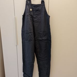 Lucy & Yak Blue Gray Cotton Overalls